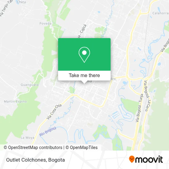 Outlet Colchones map