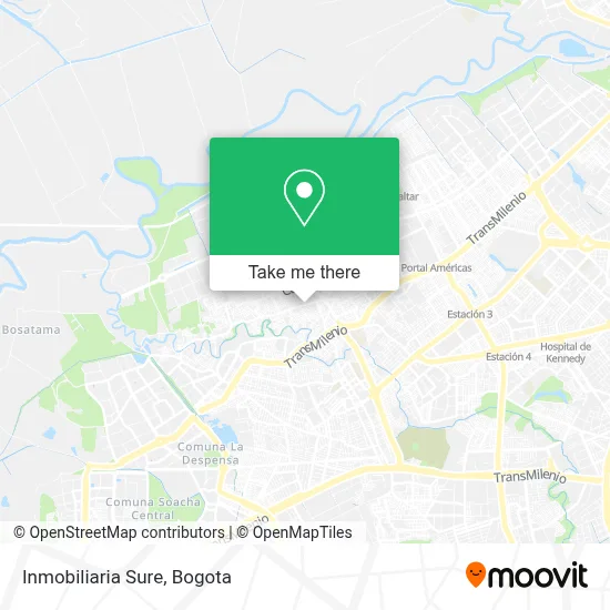 Inmobiliaria Sure map