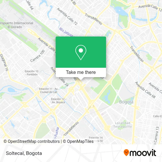 Soltecal map