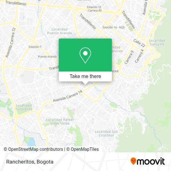 Rancheritos map