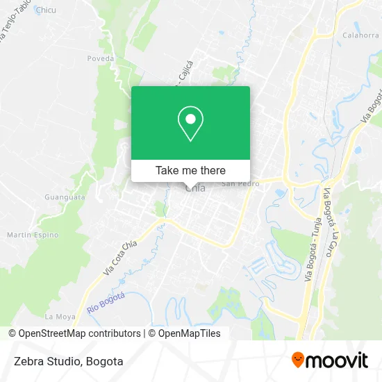 Studio Zebra map
