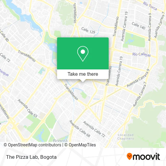 The Pizza Lab map