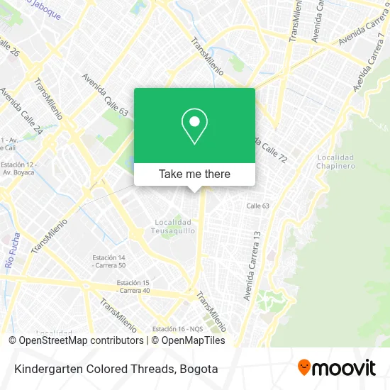 Kindergarten Colored Threads map