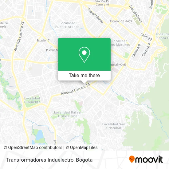 Transformadores Induelectro map