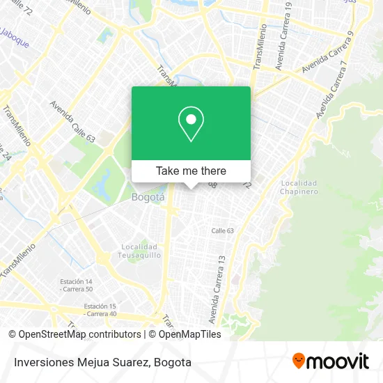 Inversiones Mejua Suarez map