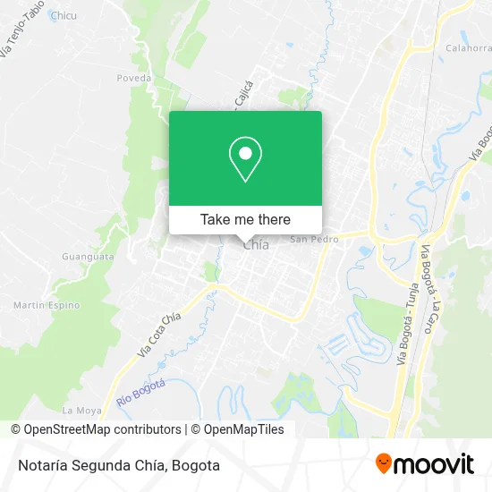 Notaría Segunda Chía map
