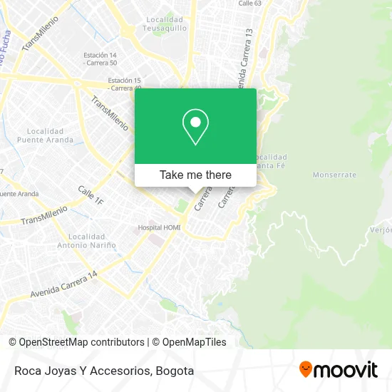 Roca Joyas Y Accesorios map