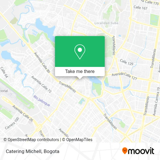 Catering Michell map