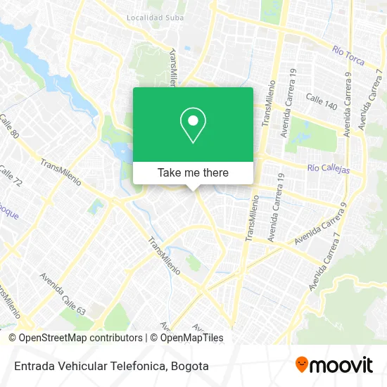Entrada Vehicular Telefonica map