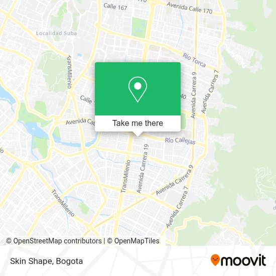 Skin Shape map