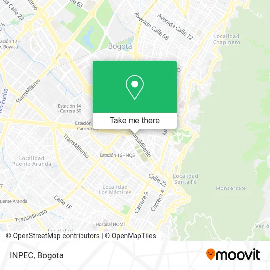 INPEC map