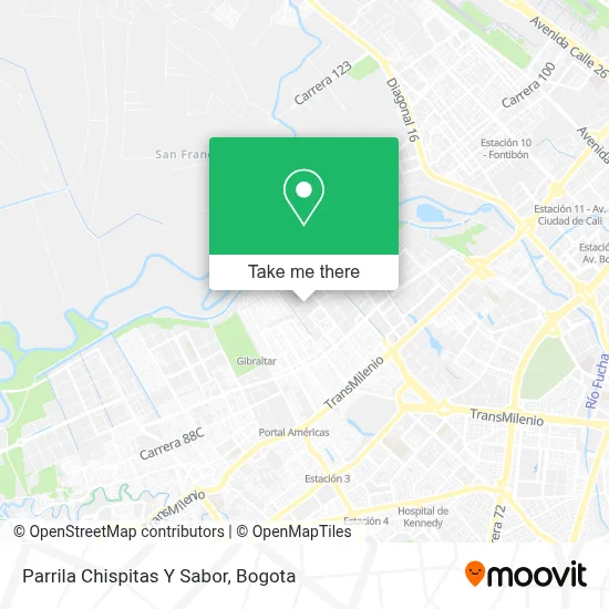 Parrila Chispitas Y Sabor map