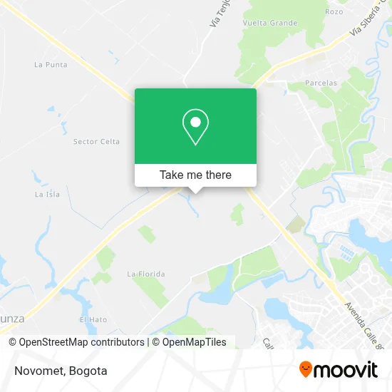 Novomet map