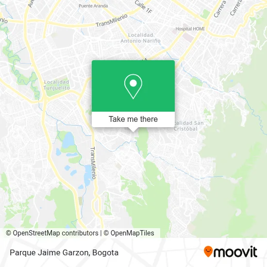 Parque Jaime Garzon map