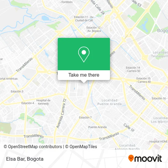 Bar Elsa map