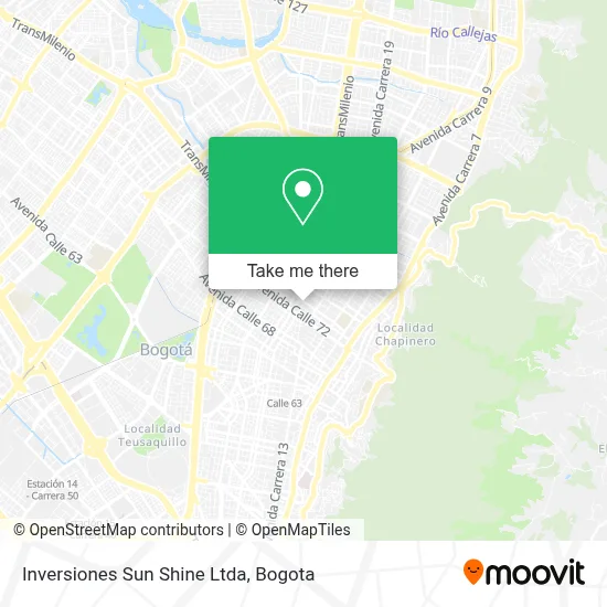 Inversiones Sun Shine Ltda map