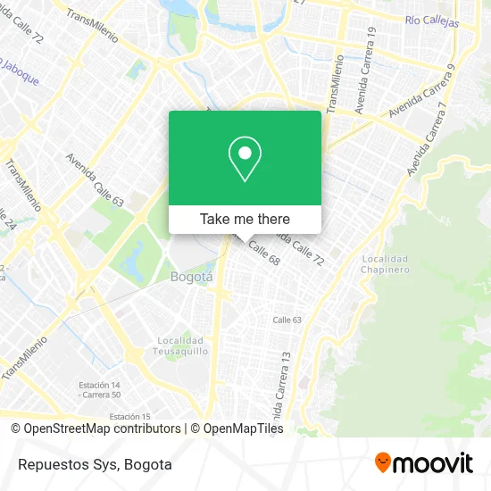Repuestos Sys map