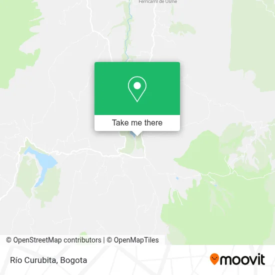 Río Curubita map