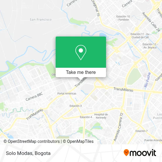 Solo Modas map