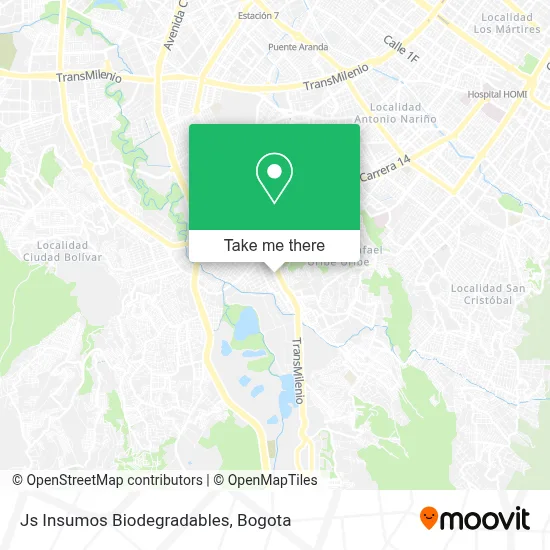 Js Insumos Biodegradables map