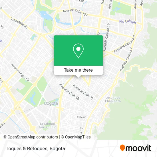 Toques & Retoques map