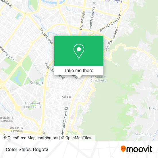 Color Stilos map