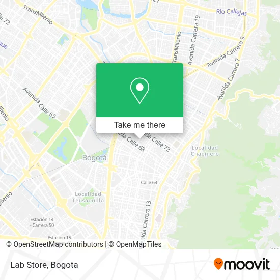 Lab Store map