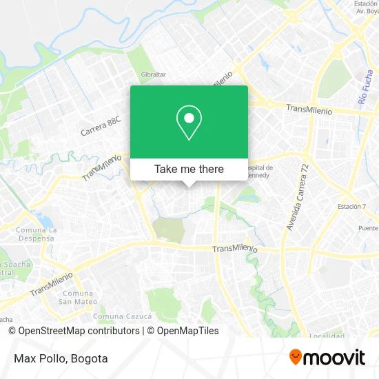 Max Pollo map
