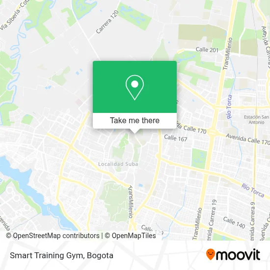 Smart Training Gym map