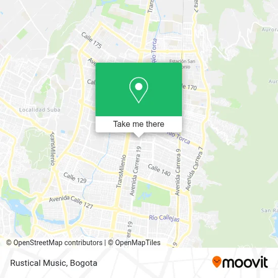 Rustical Music map