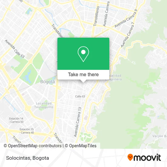 Solocintas map