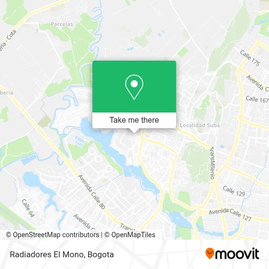 Radiadores El Mono map