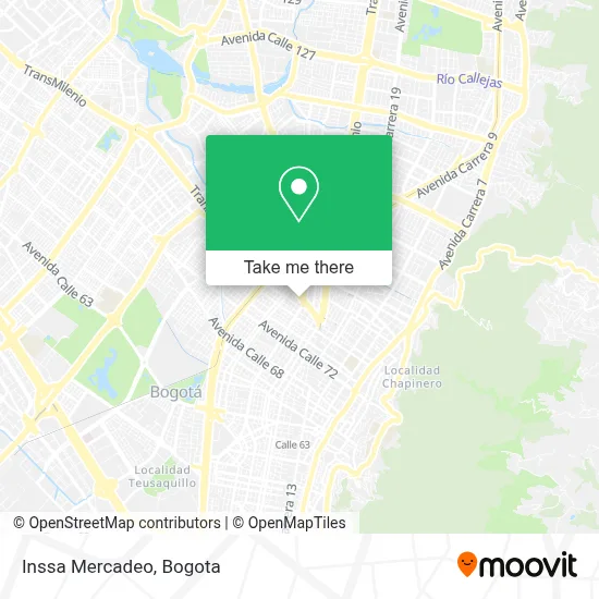 Inssa Mercadeo map
