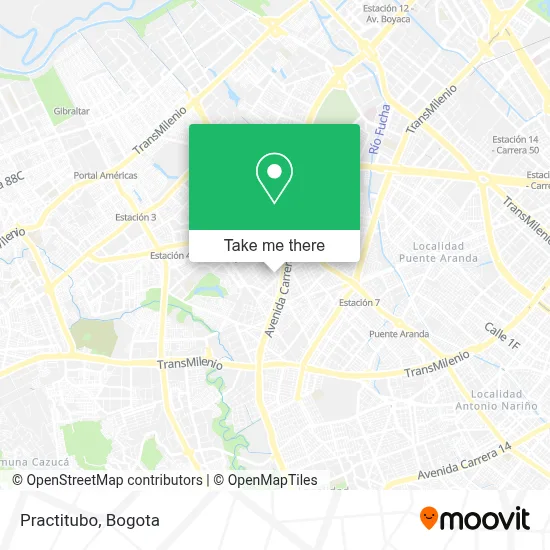 Practitubo map