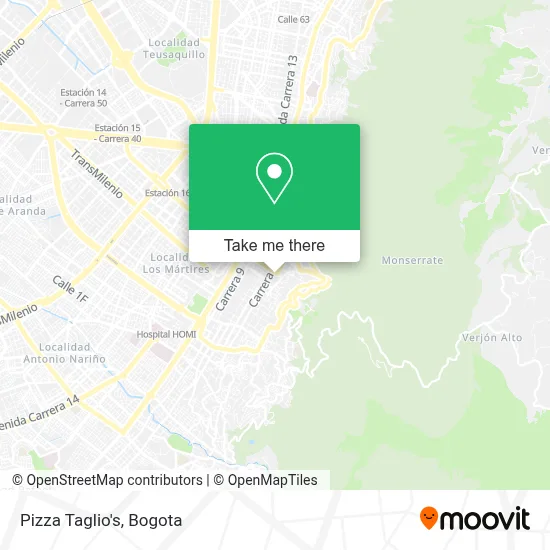 Pizza Taglio's map