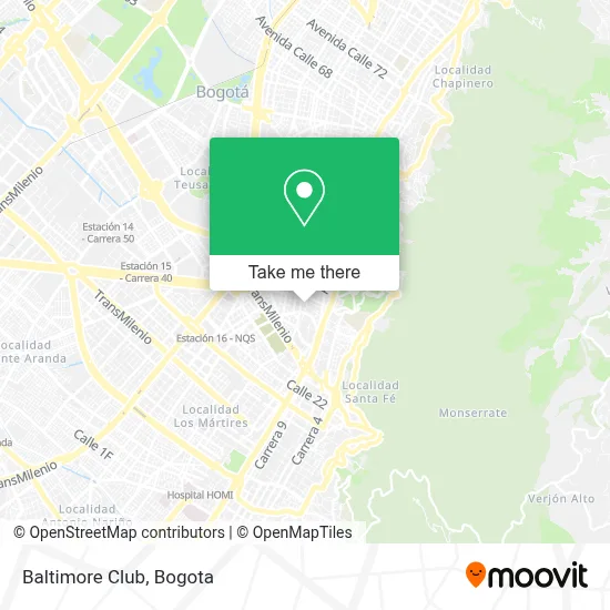 Baltimore Club map