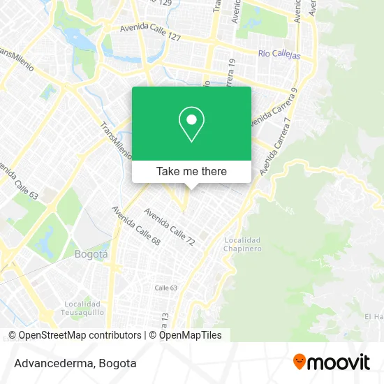Advancederma map