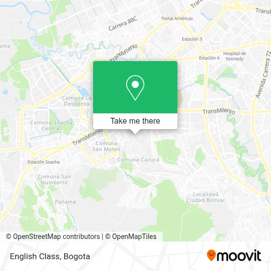 English Class map