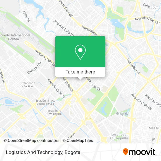 Logistics And Technology map