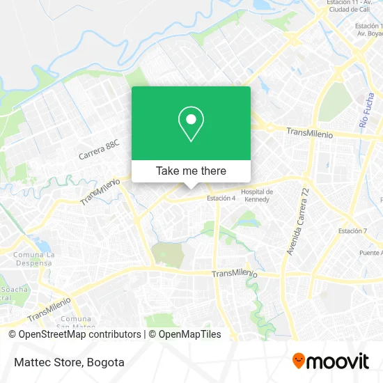 Mattec Store map