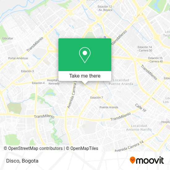 Discoteca map