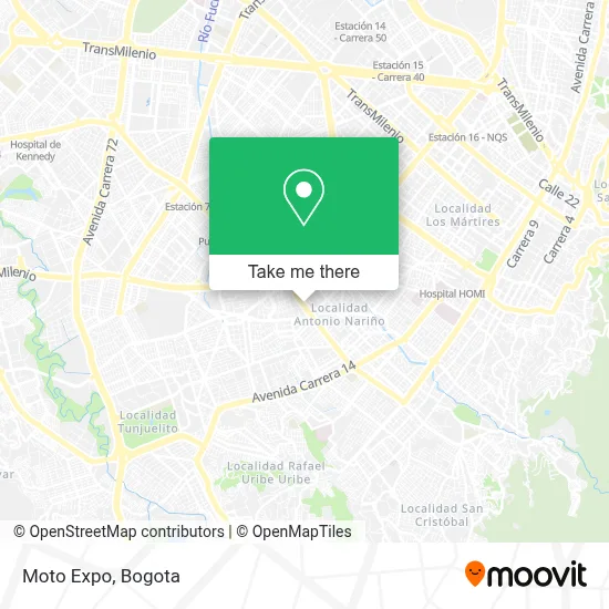 Moto Expo map