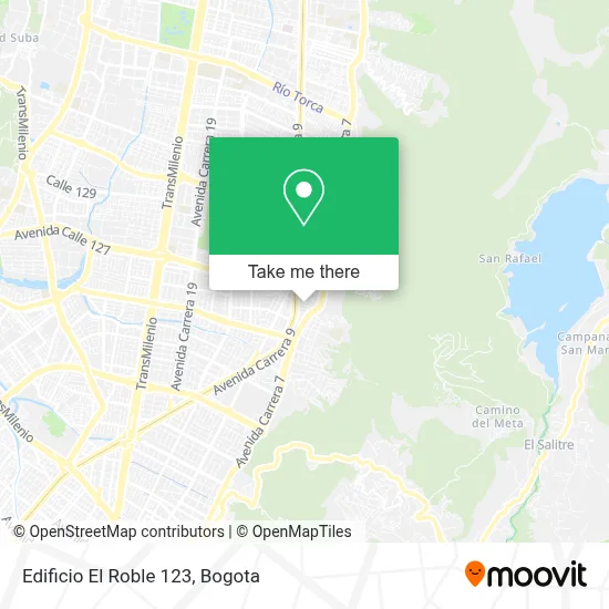 Edificio El Roble 123 map