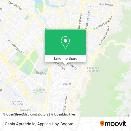 Genia Aprende Ia, Applica Hoy map