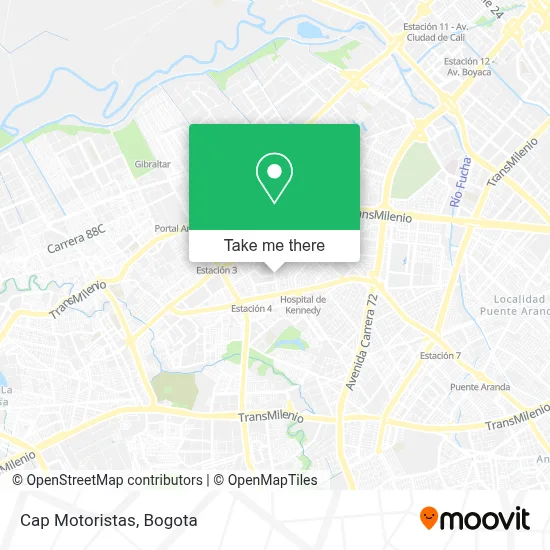 Cap Motoristas map