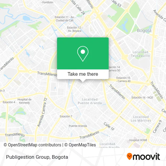 Publigestion Group map