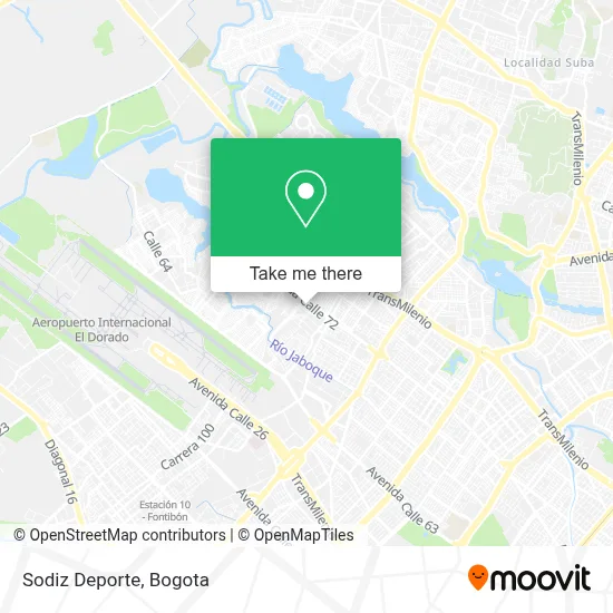 Sodiz Deporte map