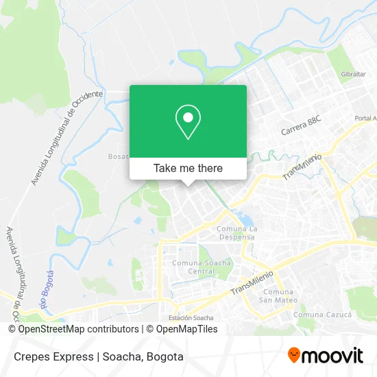 Crepes Express | Soacha map