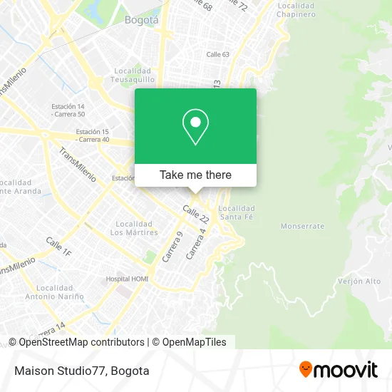 Maison Studio77 map