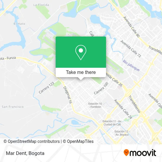 Mar Dent map
